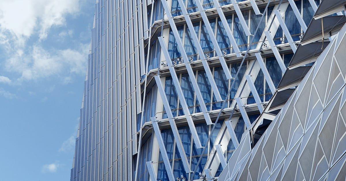 Modern building facade